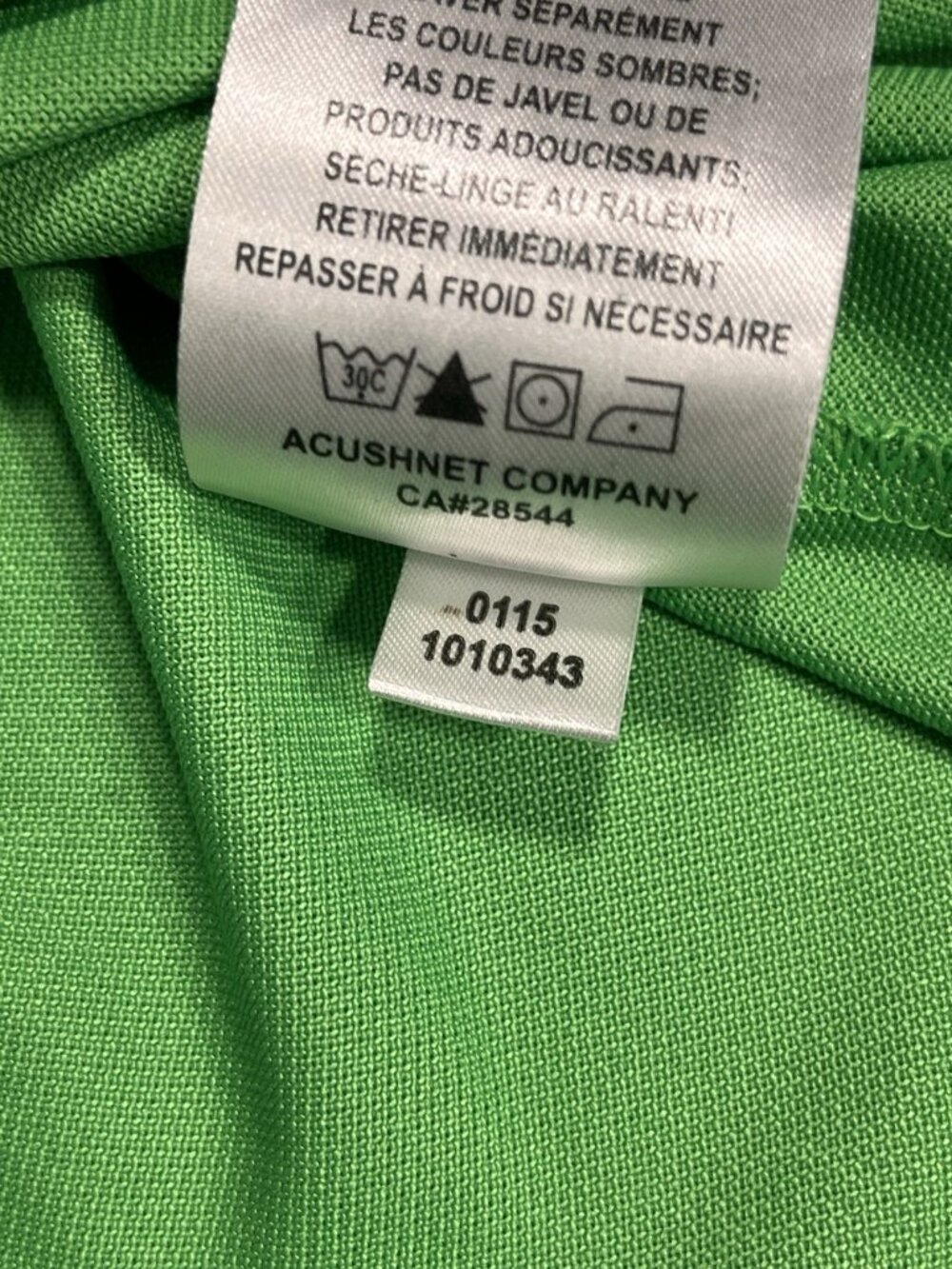 FootJoy FJ Men’s XL Green Golf Polo Shirt Athletic Fit Stretch - Picture 8 of 8